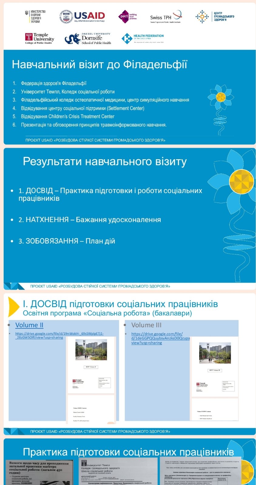 Проф. Марина Орап докладно ознайомила із основними методичними особливостями організації освітнього процесу в Університеті Темпл